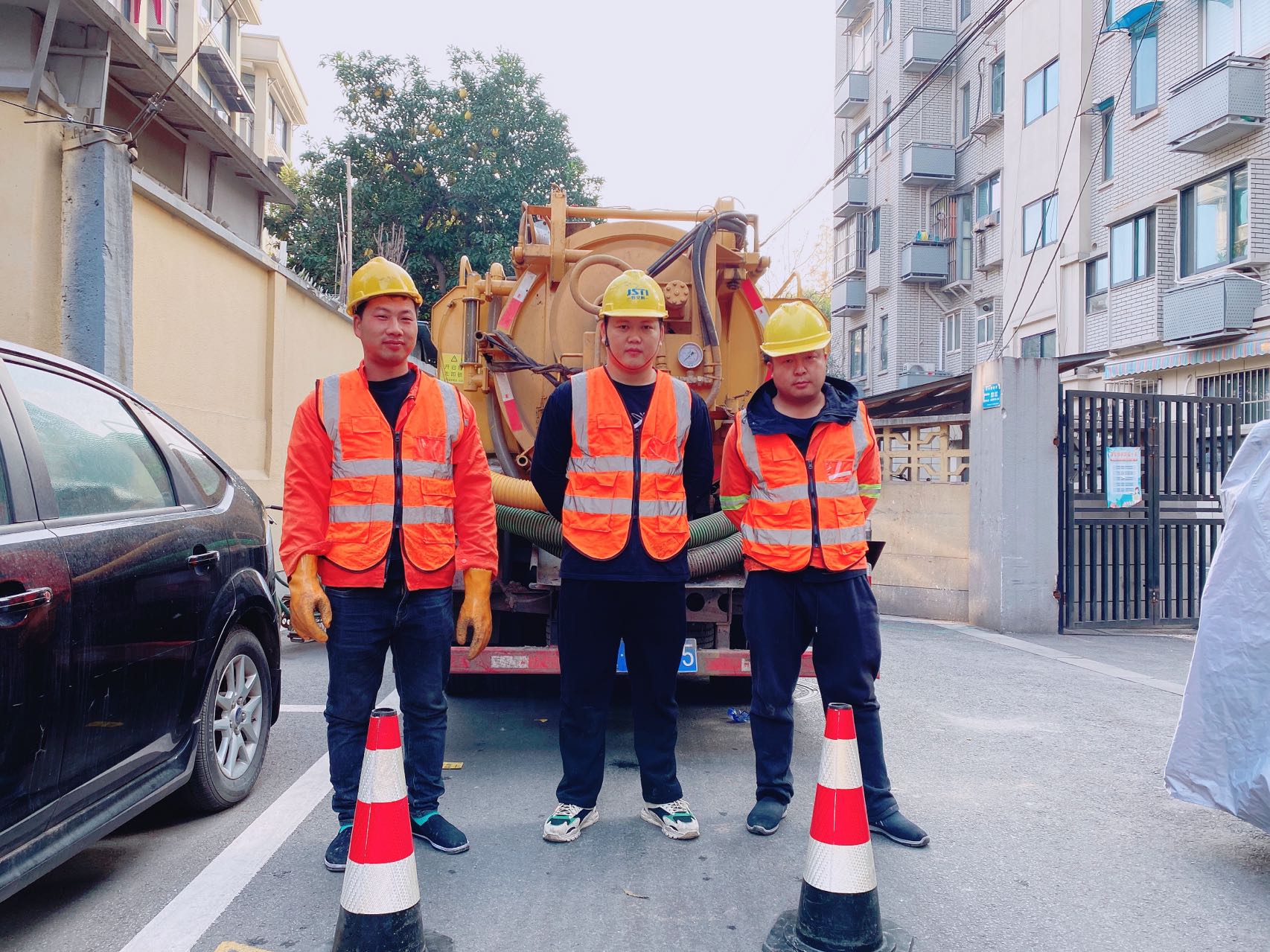 嘉兴南京某小区管道清淤检测施工